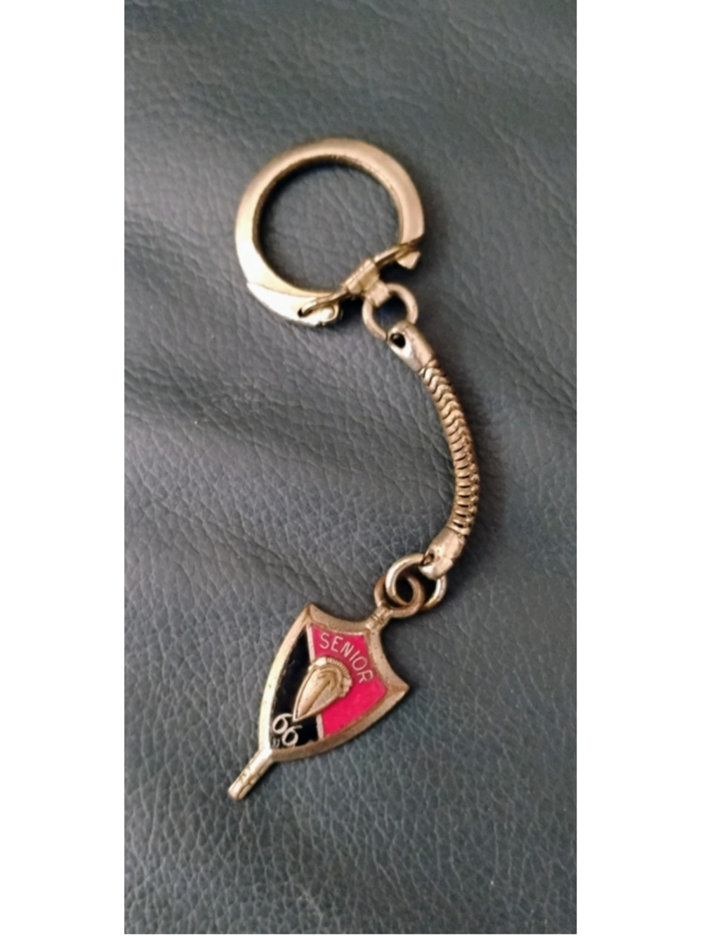 Vtg Triad High School Senior 1966 Key Chain Fob